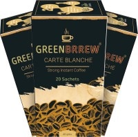 GreenBrrew Carte Balanche Coffee (Green, 60GM, Pack of 3)