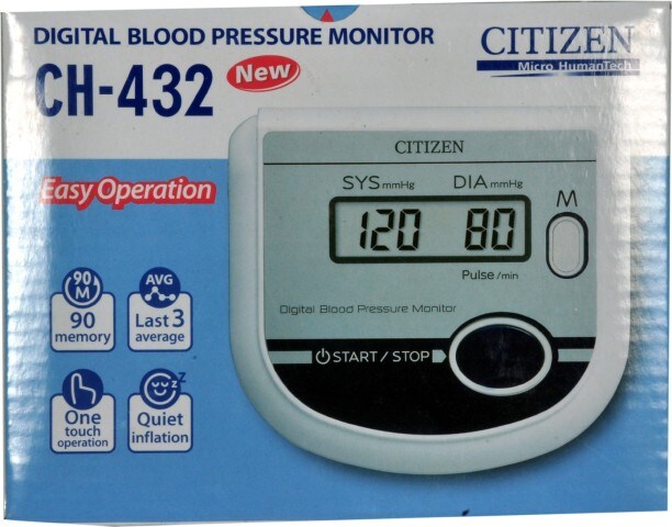 Citizen CH-432 Bp Monitor (White)