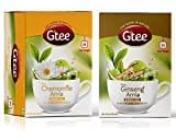 Gtee Chamomile Green Tea (71GM, Pack of 2, 25 Pieces)