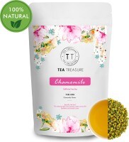 TeaTreasure Chamomile Pure Herb Caffeine Free Tea (50GM)