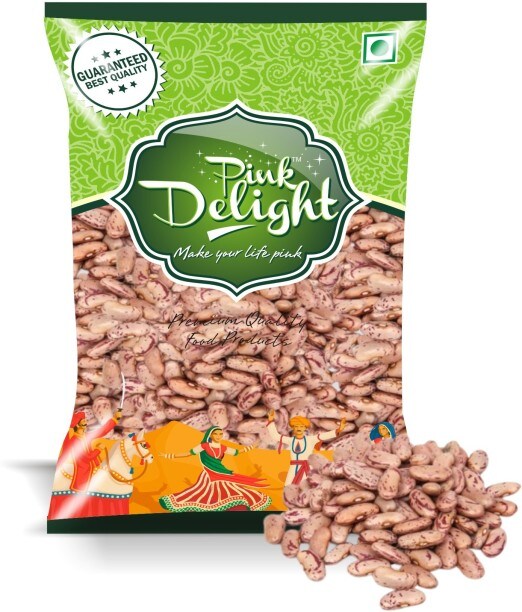 Pink Delight Chithra Rajma (Brown, 1KG)