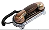 Euphony Classic Retro Corded Landline Phone (Brown)