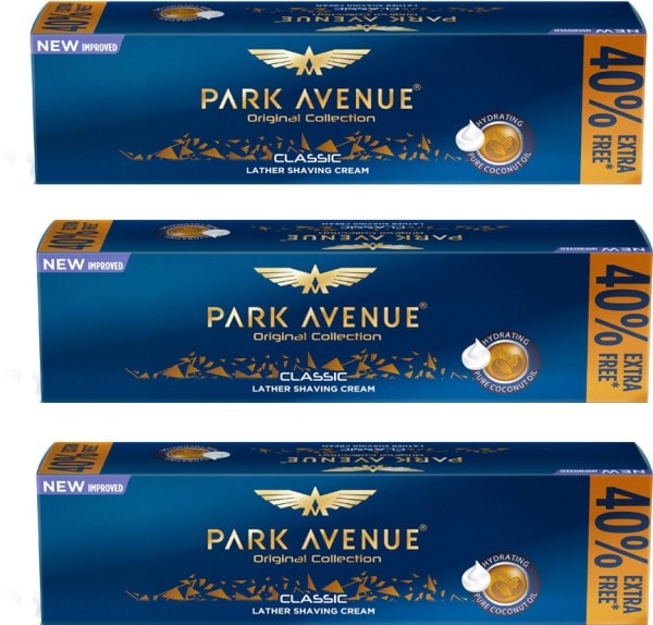 Park Avenue Classic Shaving Cream (84GM, Pack of 3) Price in India