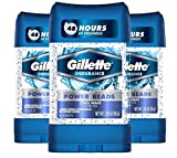 Gillette Clear Gel Power Beads Cool Wave Anti-Perspirant And Deodorant (81GM, Pack of 3)