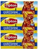 Lipton Cold Brew Black Tea (Pack of 3, 22 Pieces)