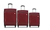 VIP Conquer Luggage (Wine Red, Pack Of 3)