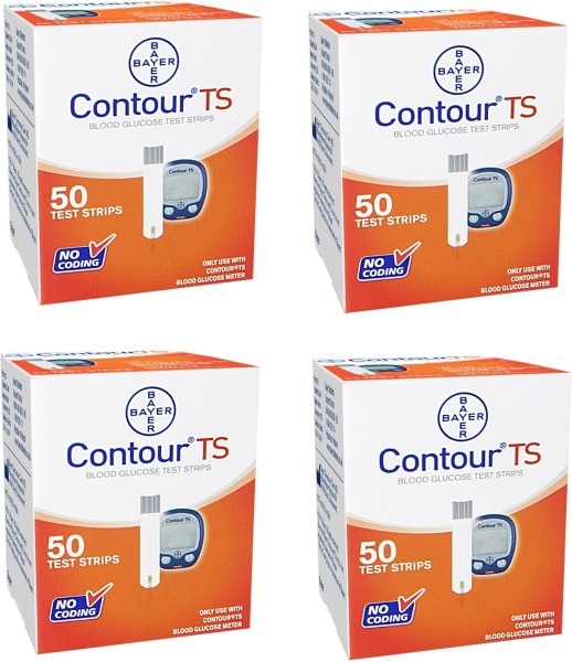 Bayer Contour TS Glucometer Strips (200 Strips)