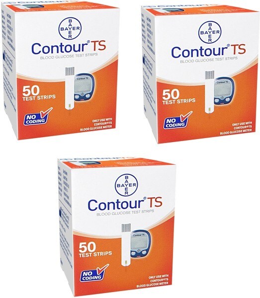 Bayer Contour TS Glucometer Strips (150 Strips)