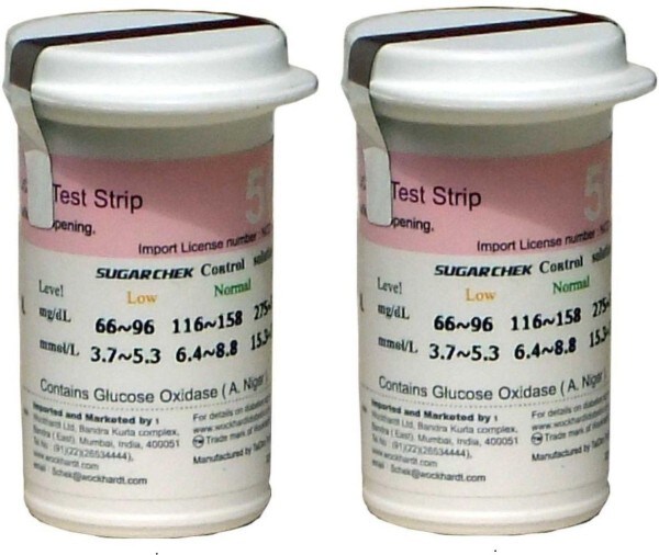 SugarChek Control Glucometer Strips (100 Strips)
