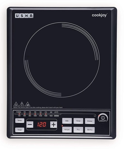 Usha Cookjoy 2102 2100 W Induction Cooktops (Black)