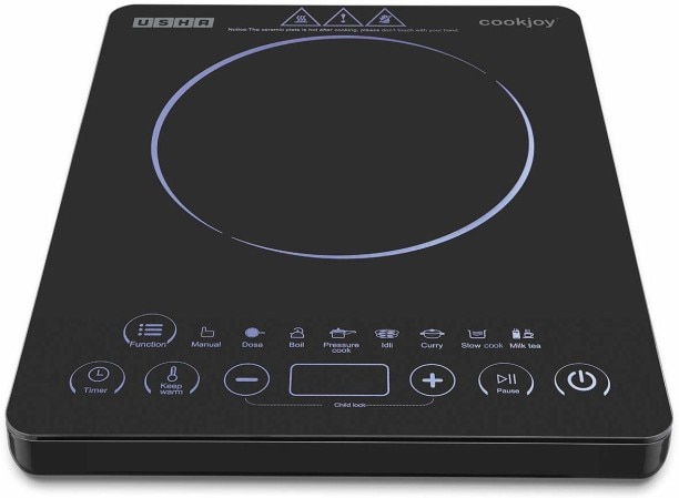 Usha Cookjoy 3802 2000 W Induction Cooktops (Black)