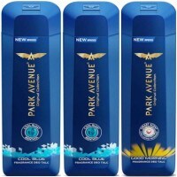 Park Avenue Cool Blue, Good Morning Deodorant Body Spray Talc (200GM, Pack of 3)