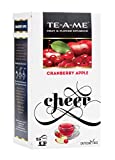TE-A-ME Cranberry Apple Infusion Tea (50GM, 25 Pieces)
