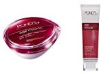 Ponds Cream & Facial Foam Age Miracle Wrinkle Corrector SPF18 (35GM, Pack of 2)