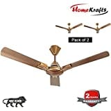 HomeKrafts Croma Ceiling Fan (Antique Copper)