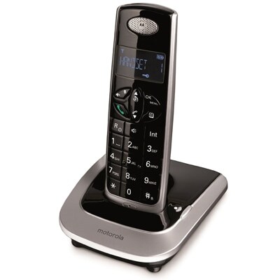 Motorola D501L Cordless Landline Phone (Black)