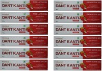 Patanjali Dant Kanti Fresh Active Gel Toothpaste (80GM, Pack of 12)
