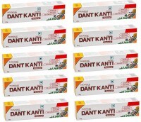 Patanjali Dant Kanti Natural Toothpaste (20GM, Pack of 10)