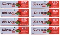 Patanjali Dant Kanti Red Toothpaste (100GM, Pack of 8)
