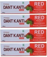 Patanjali Dant Kanti Red Toothpaste (100GM, Pack of 4)