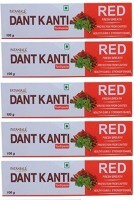 Patanjali Dant Kanti Red Toothpaste (100GM, Pack of 5)