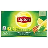 Lipton Decaffeinated Honey Lemon Green Tea (20 Pieces)
