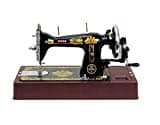 Usha Deluxe Manual Sewing Machine (Black)