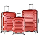 Olympia Denmark Luggage (Wine Red, Pack of 3)