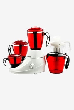 Butterfly Desire 550W Mixer Grinder (Red & White, 5 Jar)