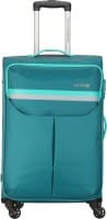 American Tourister Detroit Spinner Expandable Luggage Bag (32 Inch, Teal)