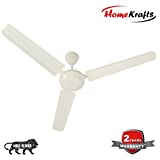 HomeKrafts Dimple Ceiling Fan (White)