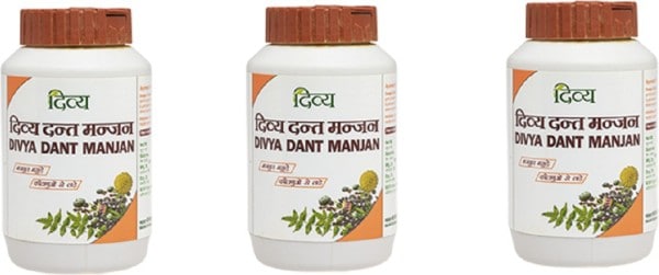 Patanjali Divya Dant Manjan Tooth Powder (300GM, Pack of 3)
