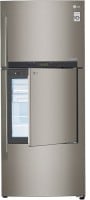 LG 426 L Frost Free Double Door 2 Star Refrigerator (GC D432HLAM)