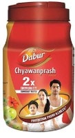 Dabur Double Immunity Chyawanprash (1KG, Pack of 2)