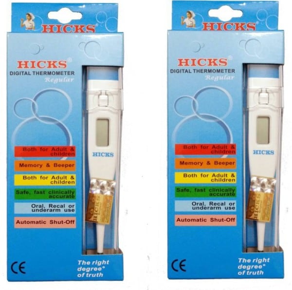 Hicks DT-10 Digital Thermometer (Blue & White)