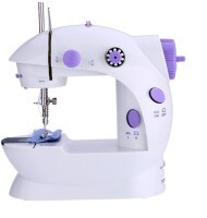 Wonder World Durable Mini Electric Sewing Machine (White)