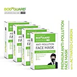 Bodyguard Dust Protection Anti Pollution Mask (Pack of 4)