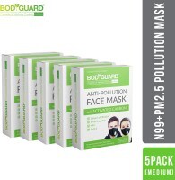 Bodyguard Dust Protection Anti Pollution Mask (Pack of 5)