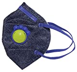 Honeywell E-D7051SV-BTG-5 Dust Protection Anti Pollution Kids Mask (Denim Blue, Pack of 5)