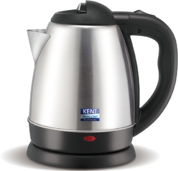 Kent EEGK-049 1.5 L Electric Kettle (Black & Silver)