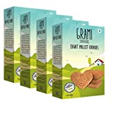 Grami Superfoods Eight Millet Cookies (150GM, Pack of 4)