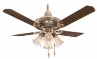 Breezalit Elegance Ceiling Fan (Antique Brass)
