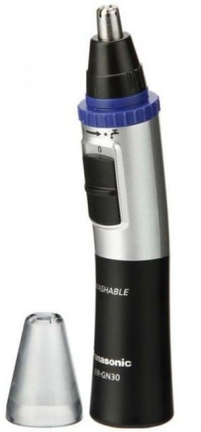 Panasonic ER-GN30K Nose, Ear & Eyebrow Trimmer (Black & Silver)