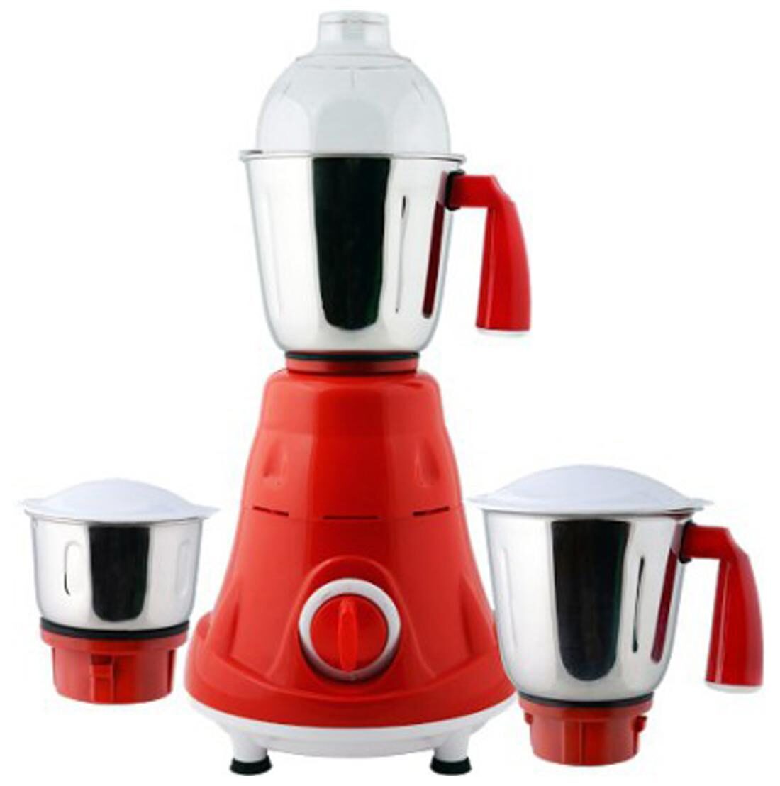 Anjalimix Exigo 750W Mixer Grinder (Red, 3 Jar)