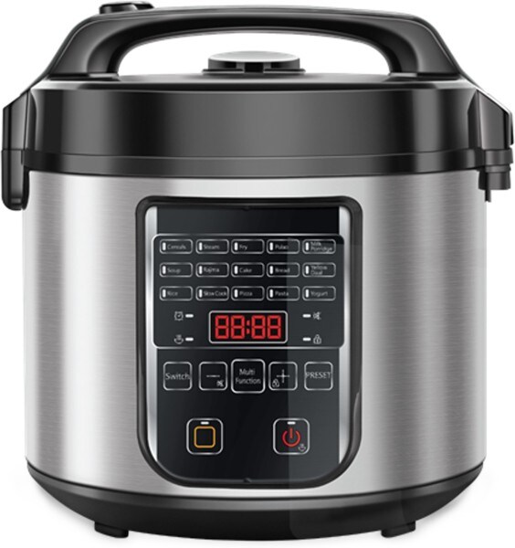 Kent FDST4 5 L Rice Cooker (Black & Silver)