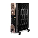 Kenstar Ferno 9 Oil Filled Room Heater (Black & Gold)