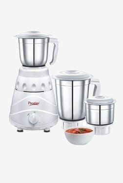 Prestige Flair 550W Mixer Grinder (White, 3 Jar)
