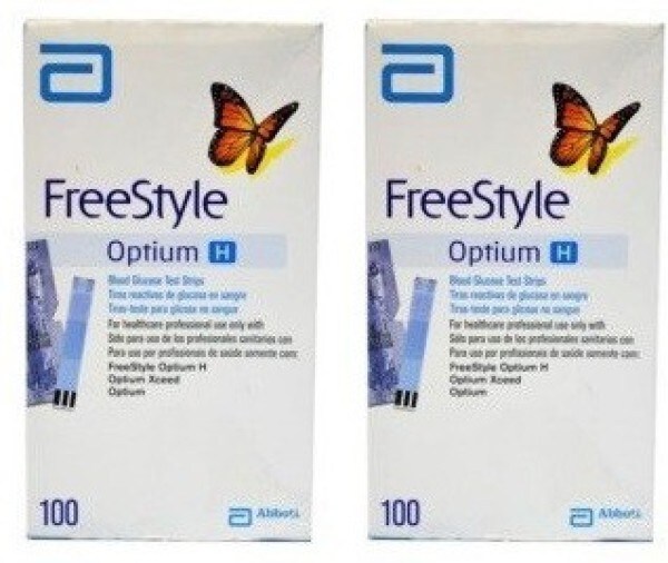 Abbott Freestyle Optium H Glucometer Strips (200 Strips)