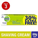 Dettol Fresh Lather Shaving Cream (60GM, Pack of 3)