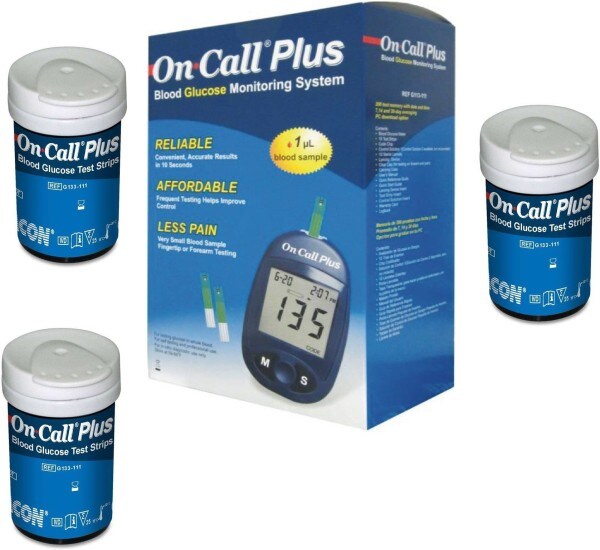 On Call Plus G133-111 Glucometer Strips (150 Strips)